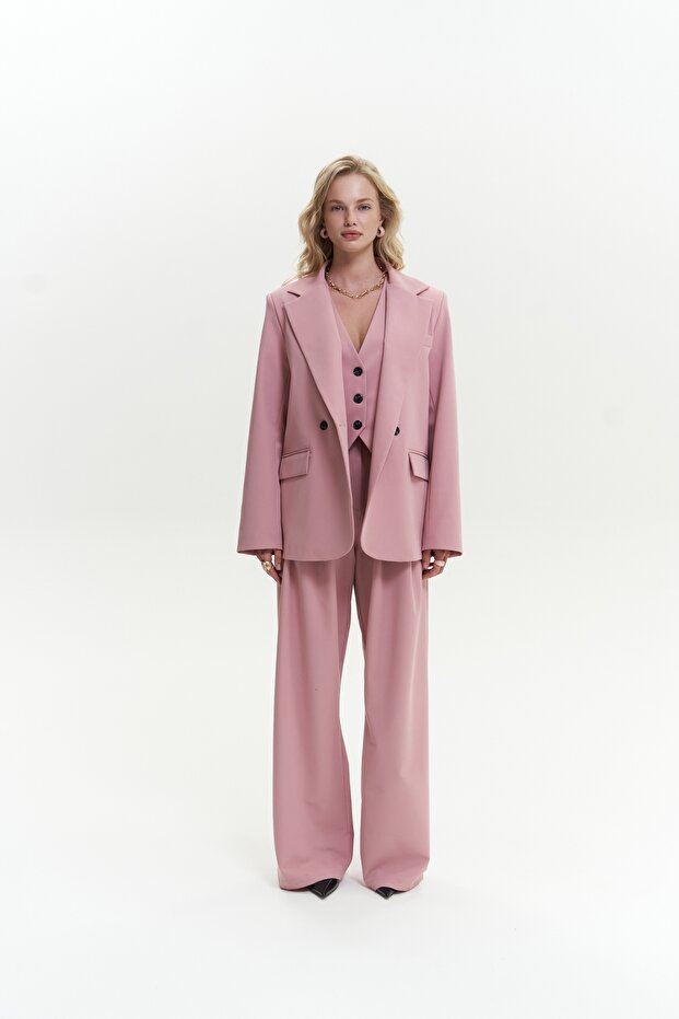 Kaylee Pembe Blazer - 3