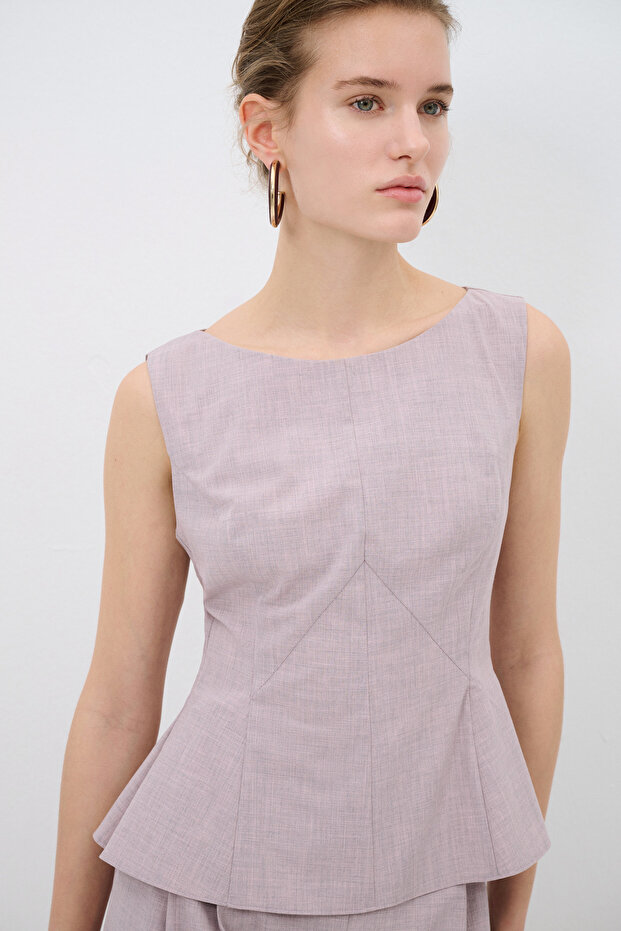 Kayık Yaka Yelek - 4