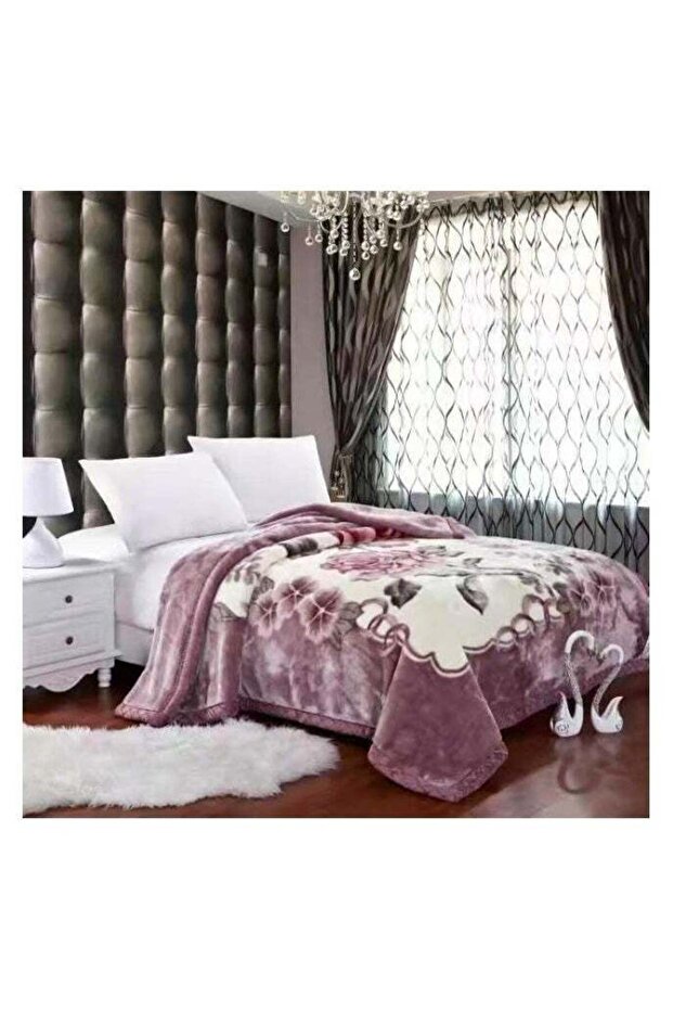 SOFT & FLUFFY FLORAL CLOUDY KOREAN BLANKET
