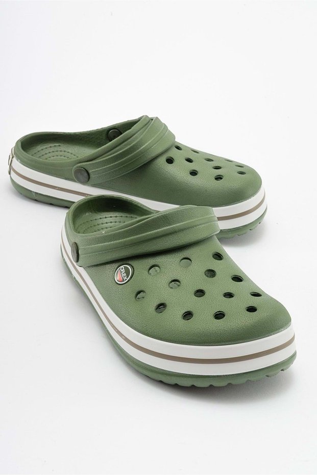 Cflex 3661000 Sabo Doctor and Nurse Slippers Thick Sole Orthopedic Women's Slippers Green
