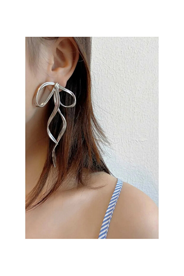 Big Bow Earrings 8.5 cm