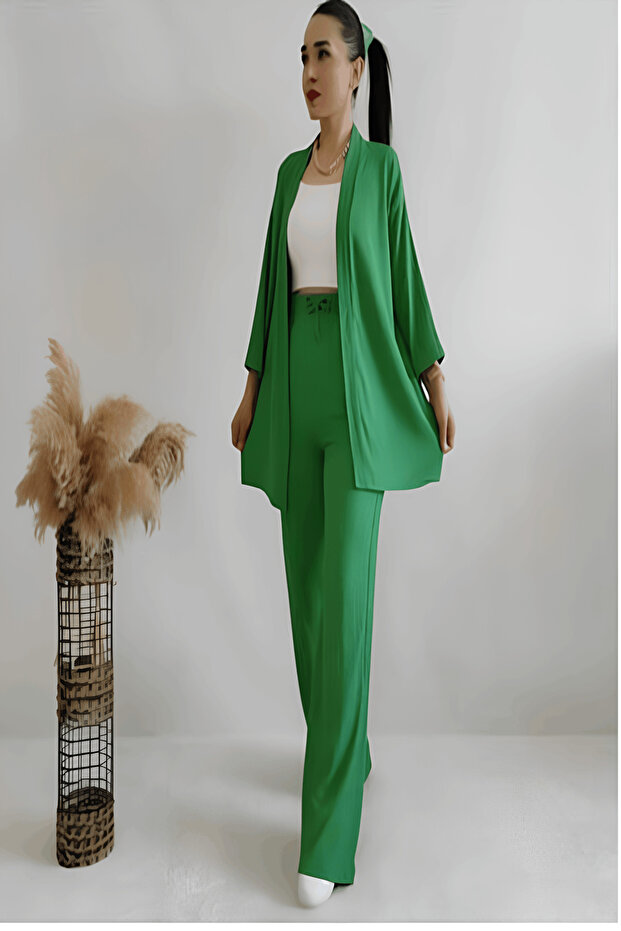 Women's Wrap Kimono Set