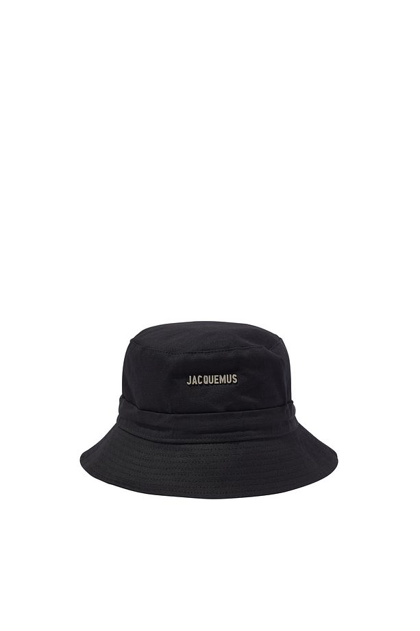 Siyah Pamuklu Bucket Şapka - 1