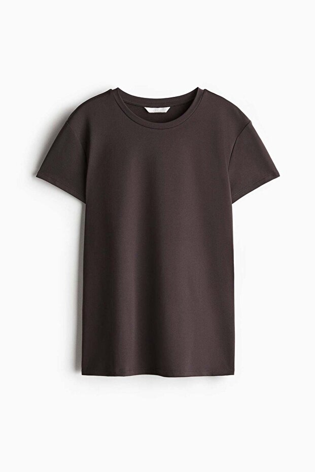 Fitted microfibre T-shirt