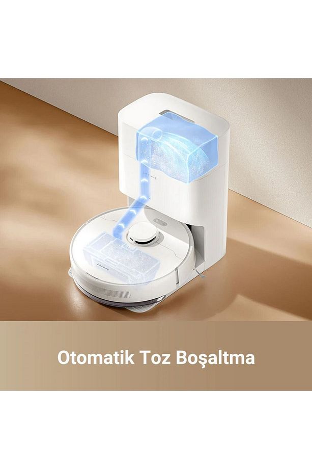İstasyonlu Robot Süpürge 6000Pa Yüksek Güç, Akıllı Navigasyon ve Uzun Pil Ömrü ile Sessiz Temizlik - 6