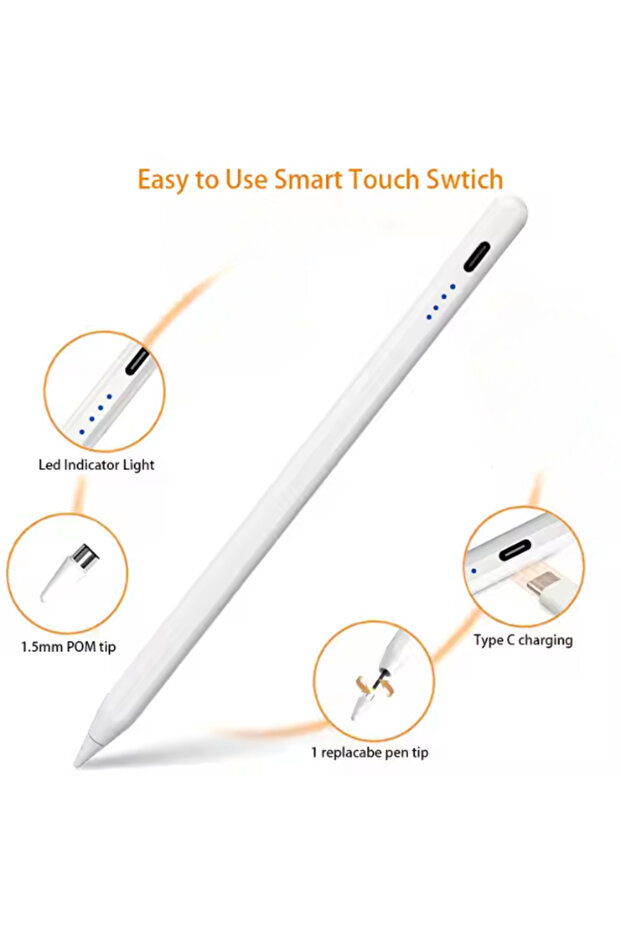 Stylus Pen Writing & Drawing Pen For Touchscreen Devices Compatible With Apple And Androids - 1