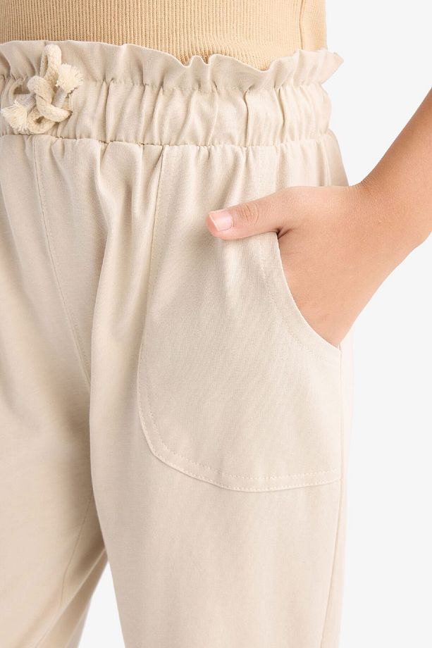 Kız Çocuk Esnek Belli Cepli Jogger Eşofman Altı Z8779A625SM - 5