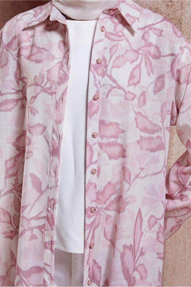 Linen Tunic 44769 - Patterned and Effect - 4