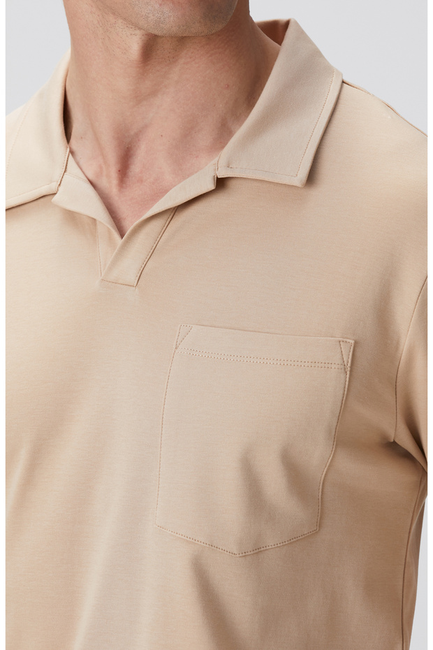 Açık Camel T-shirt - 6