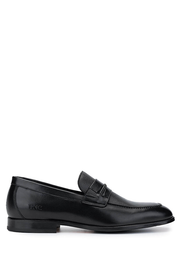 Men's Genuine Leather Black Leather Classic Shoes