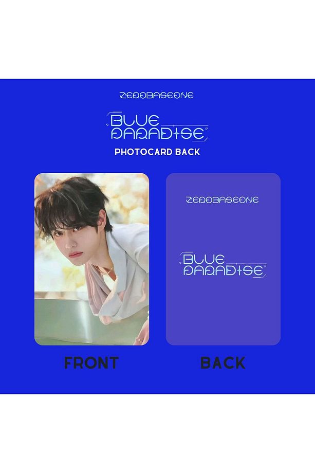 ZEROBASEONE '' Blue Paradise '' Blue ver. PC Set - 3