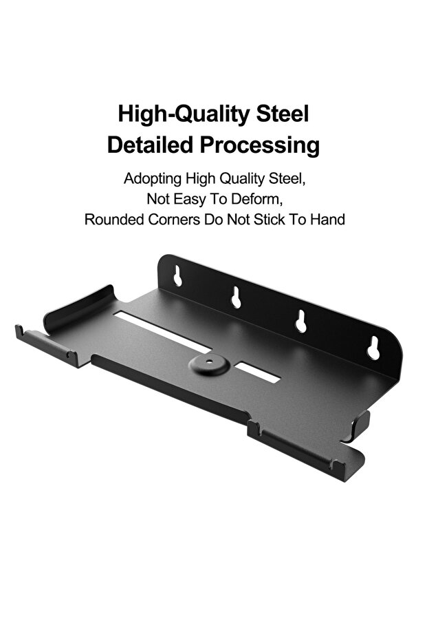 حامل عرض مثبت على الحائط لجهاز PS5 Slim، وحامل تخزين مثبت على الحائط لوحدة التحكم ووحدة التحكم - 6