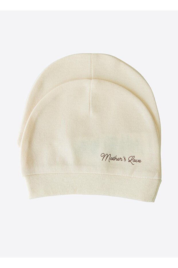 Organik New Basic 2'li Şapka Natural - 1