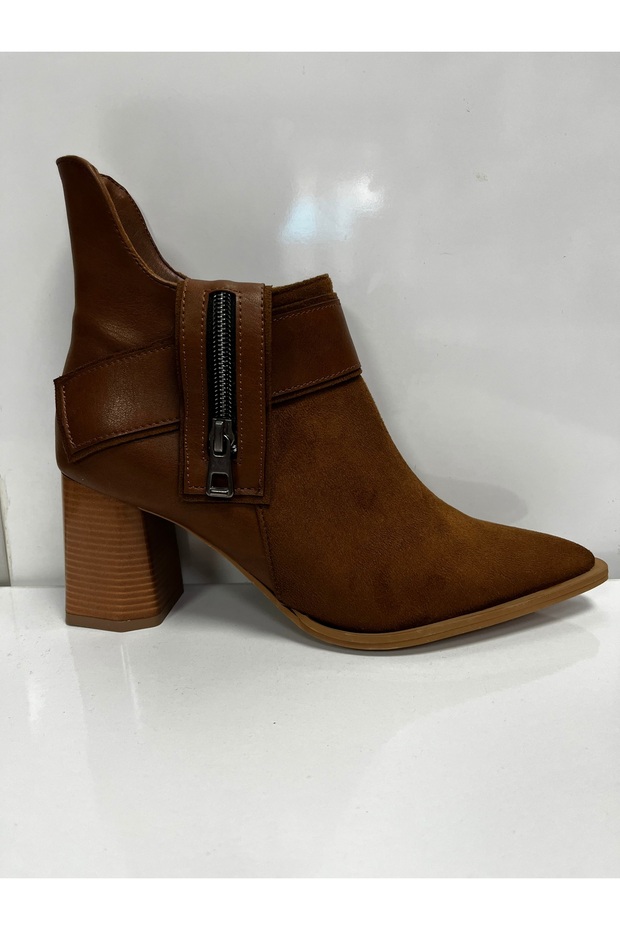 KADIN TOPUKLU BOT TABA RENK  SÜET - 1