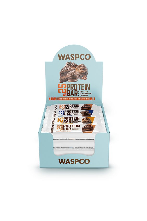 Bitter Çikolata Kaplı Protein Bar Karma Kutu 36g x 6 Adet (3 Çeşit) - 3