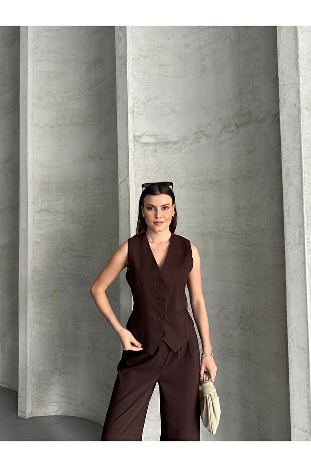 Linen Double Bottom Top Set - 1