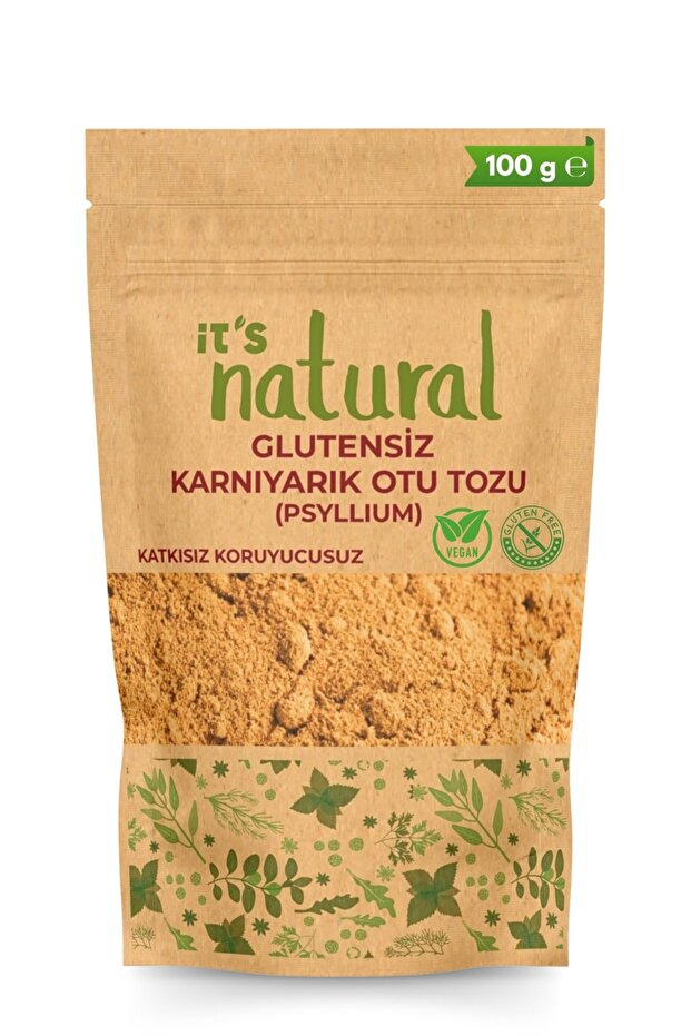 it's Natural Karnıyarık Otu Tozu (PSYLLIUM) 100 G Katkısız