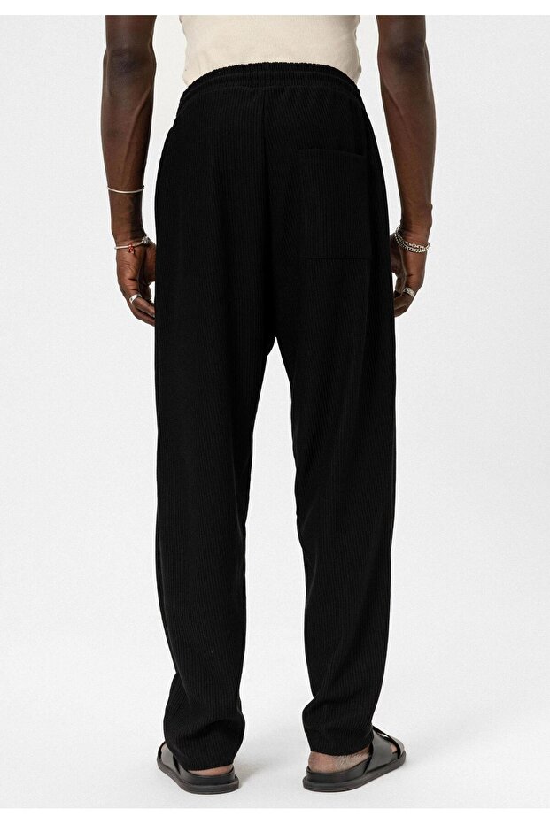 Basic Oversize Ottoman Takım Siyah - 5