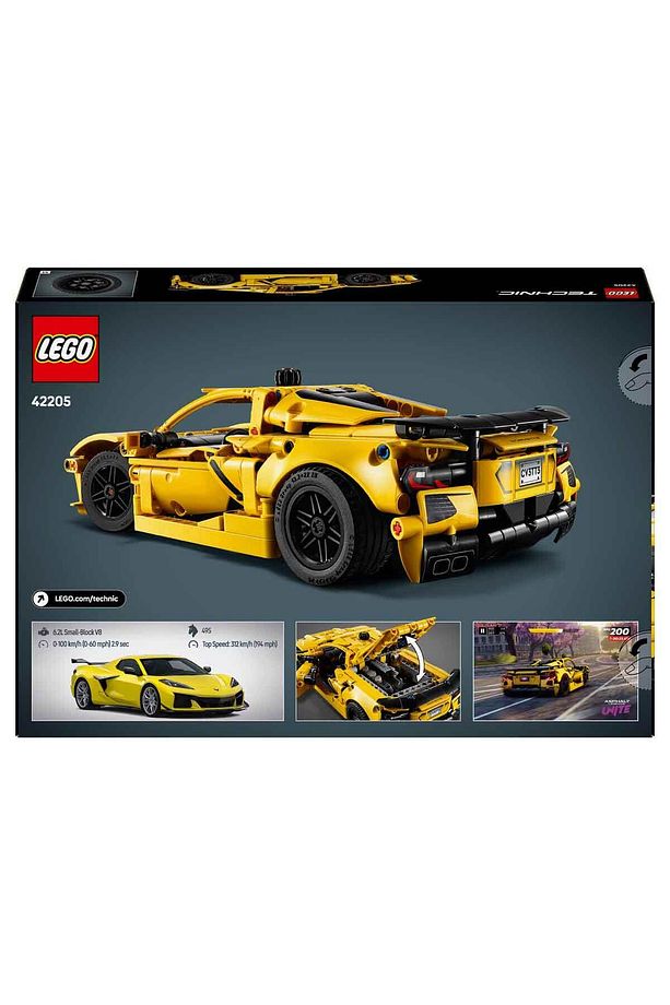 Technic Chevrolet Corvette Stingray 42205 - 9 Yaş ve Üzeri Çocuklar için Spor Araba İçere - 4