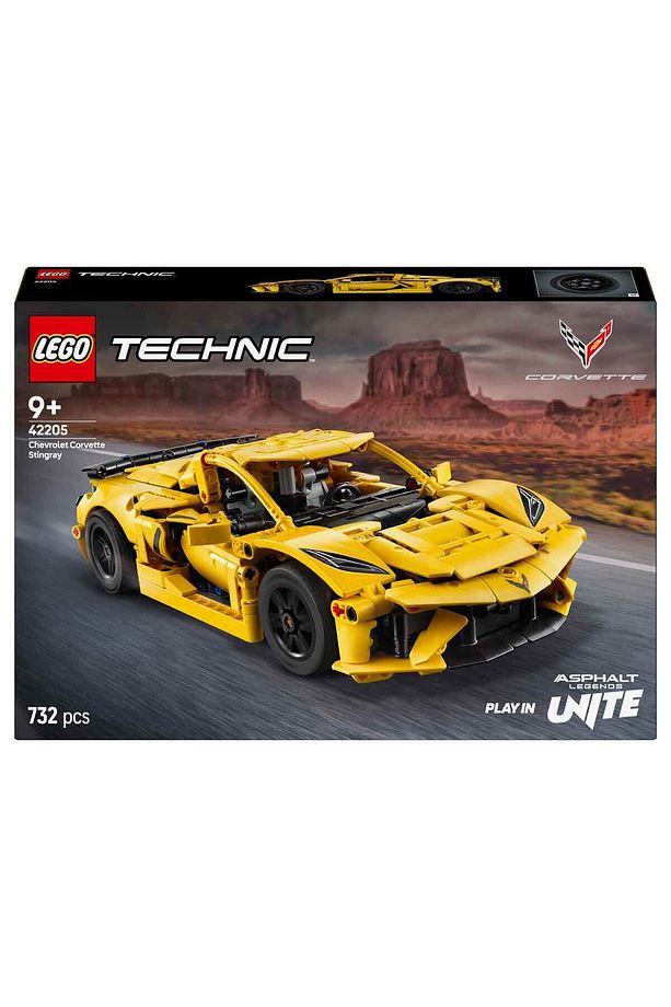 Technic Chevrolet Corvette Stingray 42205 - 9 Yaş ve Üzeri Çocuklar için Spor Araba İçere - 3