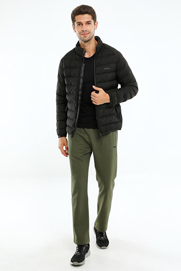 Regular Erkek Dik Yaka Siyah- Mont - 4