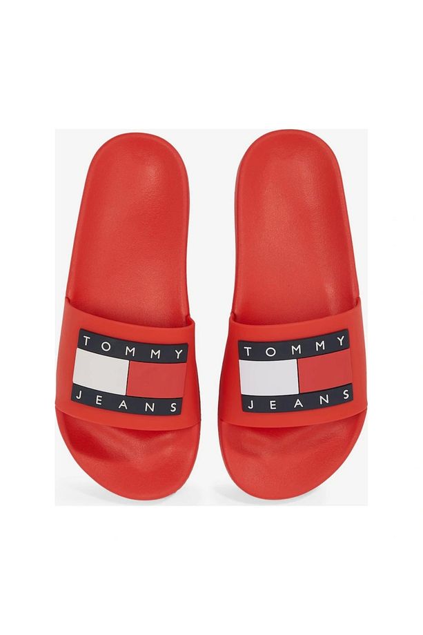 Tommy Jeans Flag Pool Slıde Kadın Terlik En0en02115xme - 3