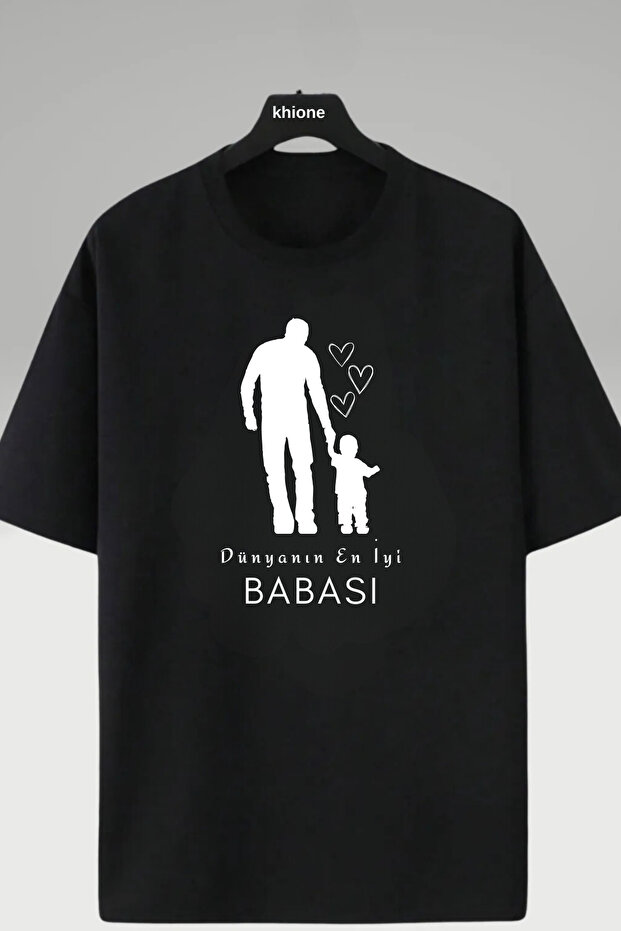 Unisex Design World's Best Dad Printed 100% Cotton T-shirt