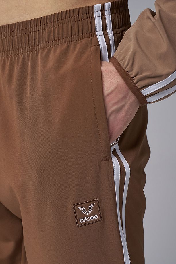 Erkek Camel Şeritli Dokuma Eşofman Takımı  4120 - 3