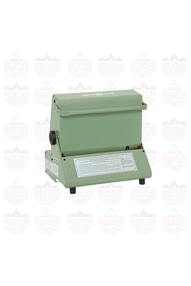 Maxi Portatif Kamp Sobası YEŞİL - 5