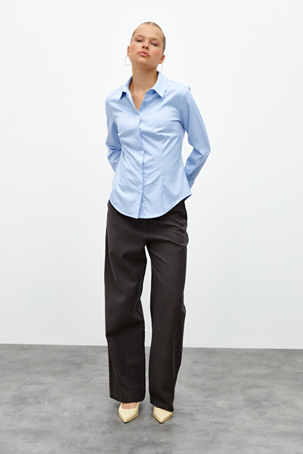 Gizli Patlı Basic Gömlek - 6