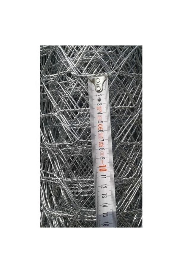 Bahçe Çit Teli Örgülü Tel 100cm Yükseklik 20mt Uzunluk 7x7 Göz Aralığı 1.1mm Kalınlık - 7