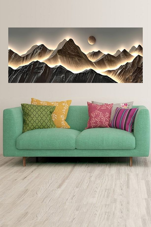 Kaliteli Kumaş, Canlı Renkler Duvar halısı Duvar Örtüsü Wall Tapestry - 2