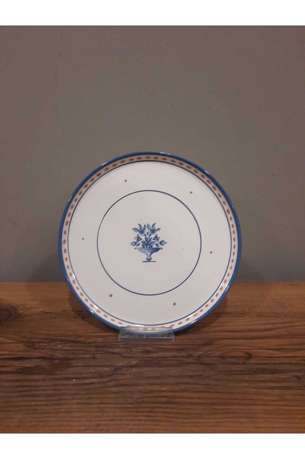 KERAMİKA 22 CM PASTA TABAĞI 6 ADET NORDIC LACİVERT PARLAK - 6