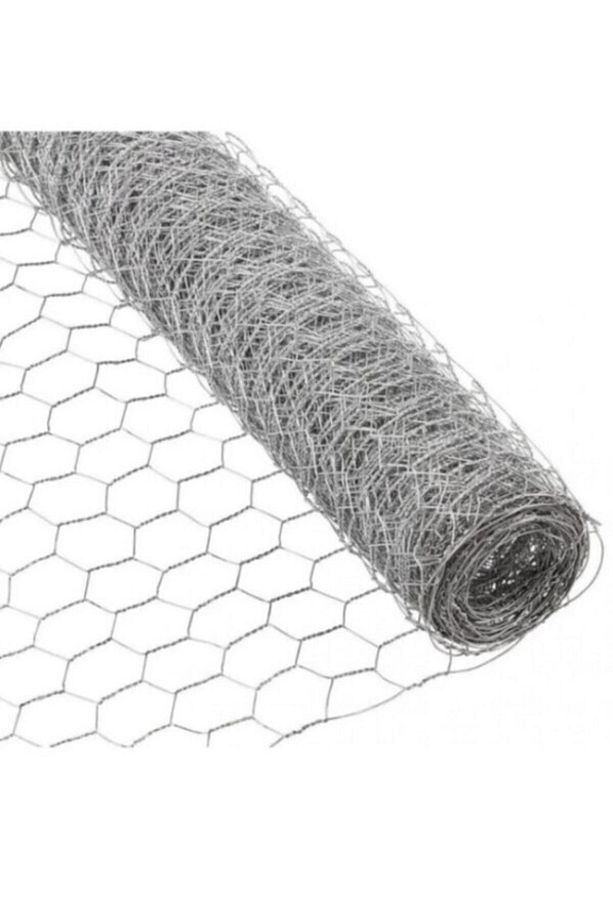 Bahçe Çit Teli Örgülü Tel 100cm Yükseklik 20mt Uzunluk 7x7 Göz Aralığı 1.1mm Kalınlık - 1