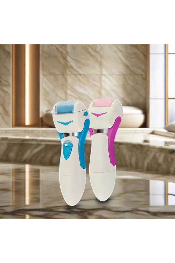 Elektronik Topuk Törpüsü - Kablosuz Pilli Topuk Törpüsü Callous Remover Pembe Renk - 9