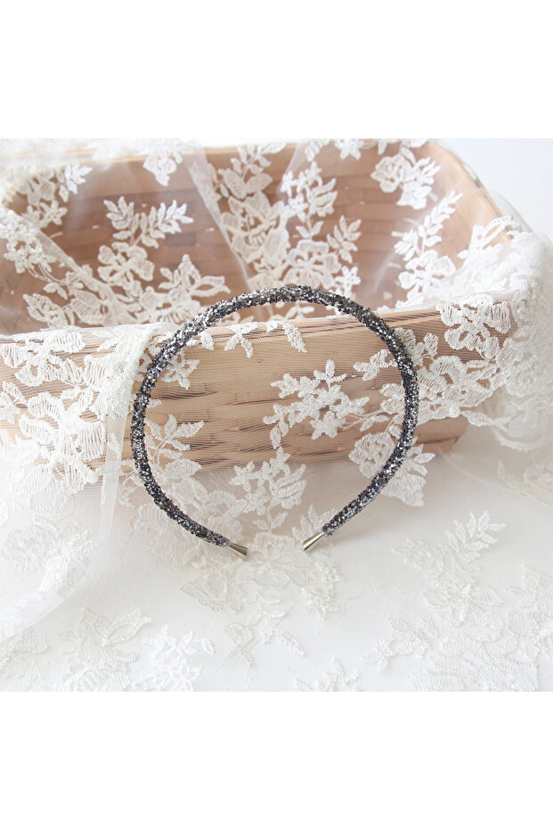 Glitter Crown, Anthracite - 1
