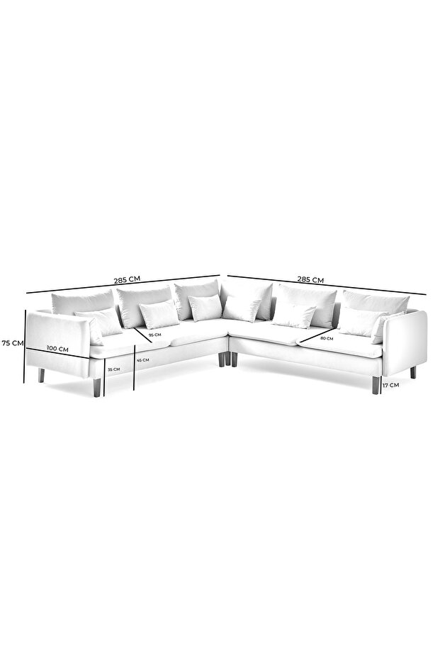 Flexy L Köşe Takımı KREM - 8