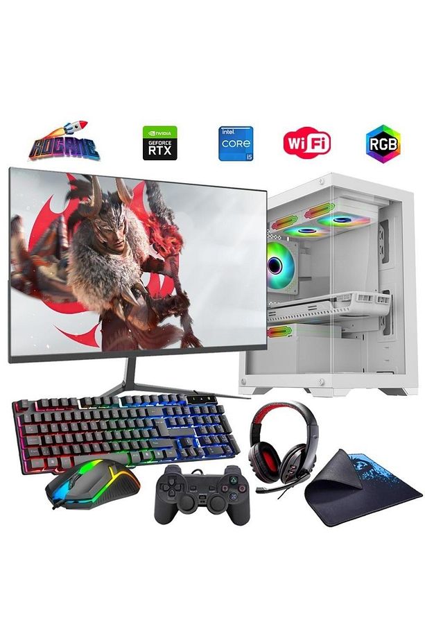 İ5 12400f 16gb Ddr4 1tb M2 8gb Rtx3050 27" Monitörlü Oyun Bilgisayarı (GAMİNG SET) - 1