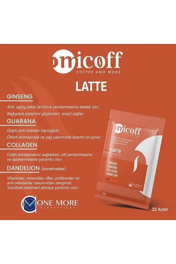 Omicoff Latte Kahve 20 Adet - 4