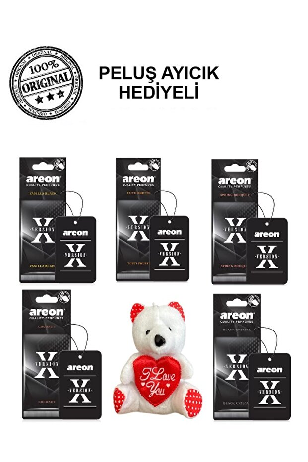 Sevimli Pelluş Ayıcık Hediyeli X Version 5'li Set - 3