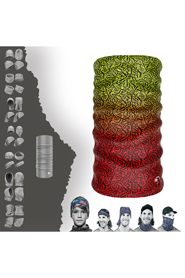 Standard Patterned Seamless Tube Neck Collar Bandana Buff Baf Hair Band Buckle And Bonnet