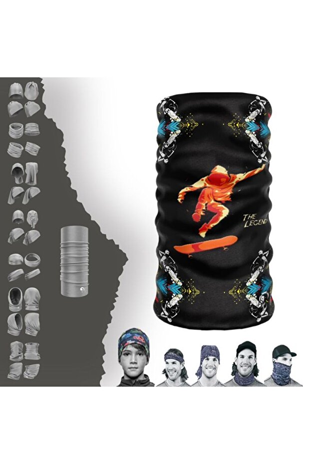 Camping/Camper Neck Gaiter Beanie Bandana Mask Bonnet Buckle Hairband