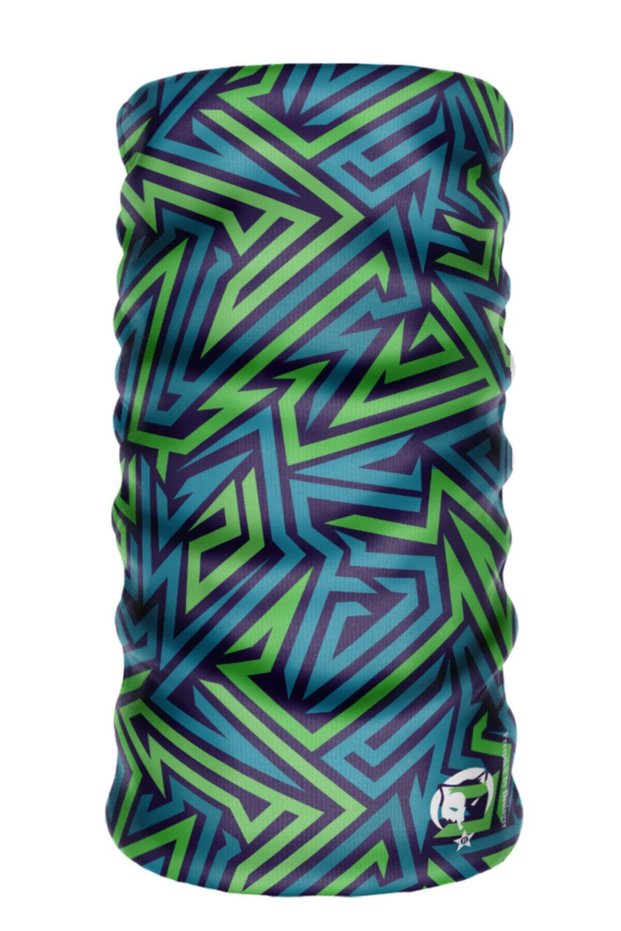 Digital Desing Blue Extreme Seamless Sports Blue Neck Collar Bandana Buff Paphos Hair Band