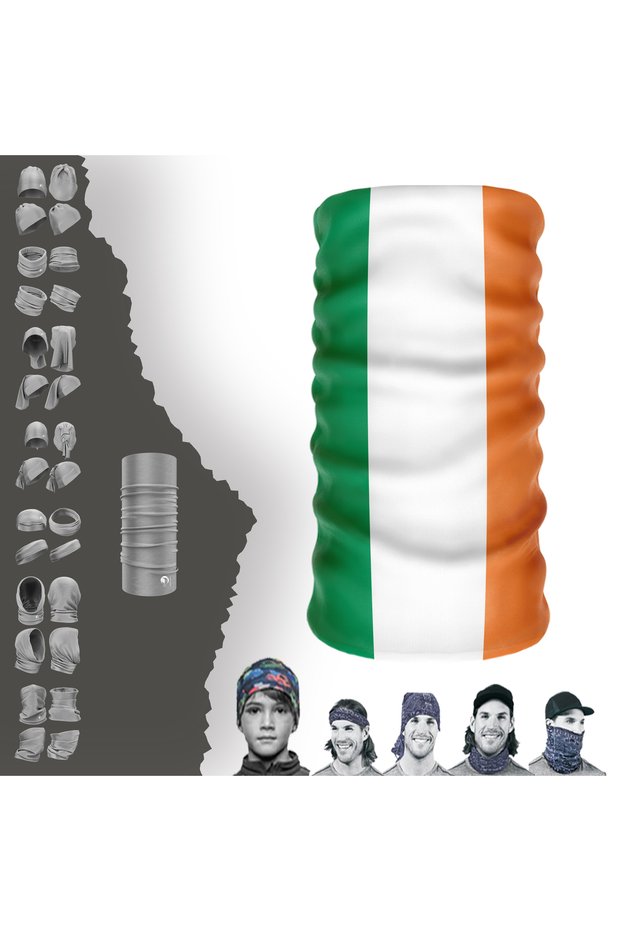 Multifunctional Flag Of Ivory Coast Seamless UV+ Headband Bandana Do Rag Hairband
