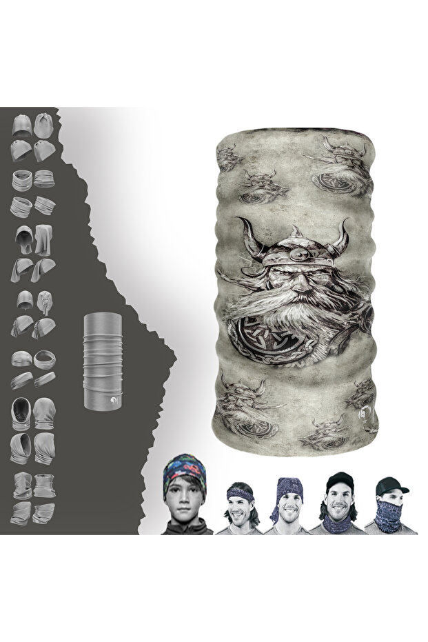 باندانا صيفية للرقبة من نوع Extreme Ethnic Buff Baf Vikings Buff Baf