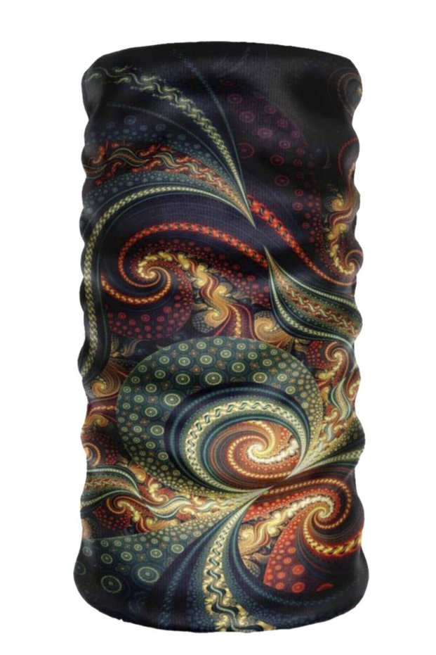 Ethnic Symbol Buff Seamless Tube Neck Collar Bandana Balaklava