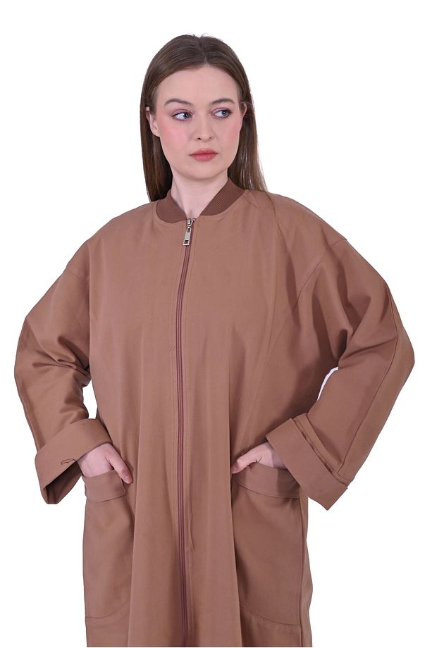İNVEE 6855 Camel Pamuklu Kap (Elde Yıkama) - 4