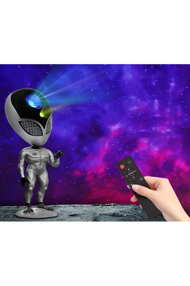 Emesrobotik Galaksi Yıldız Projektör – Uzay Temalı Akıllı Gece Lambası (KONUŞMALARI TEKRAR EDEBİLİR) - 1