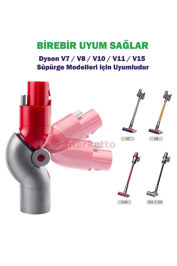 Dyson Gen5 Uyumlu Mobilya Altı Adaptörü Gen5detect™ Absolute Dik Süpürge Uyumlu - 6
