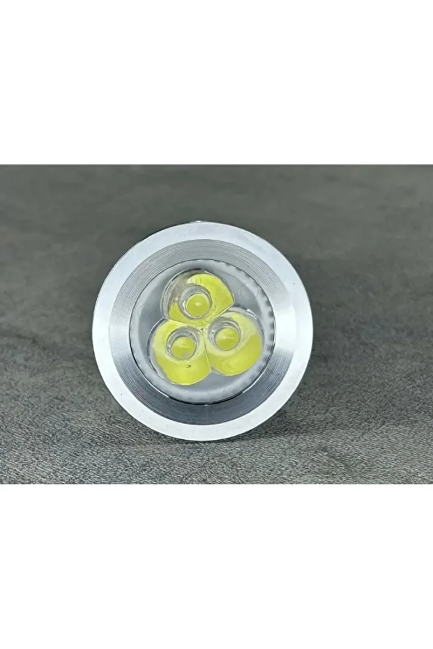 5 Adet 3w Led Ampül 3x1w Vitrin Ampülü Power Ledli Ampül - 1